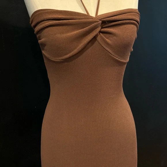 Brown Maxi Dress - Picture 2 of 3